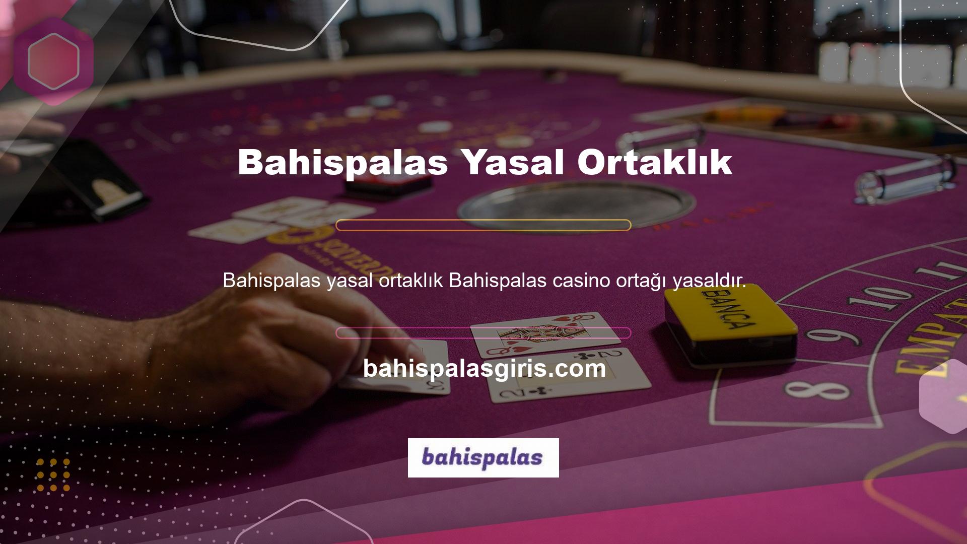 Bahispalas web sitesinde zaman geçiren casino meraklılarının Casino oyunlarını Bahispalas casino ortağında güvenilir bir şekilde oynayabileceğini söyleyebiliriz